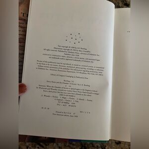 Harry Potter And The Chamber of Secrets First Edition by J.K. Rowling